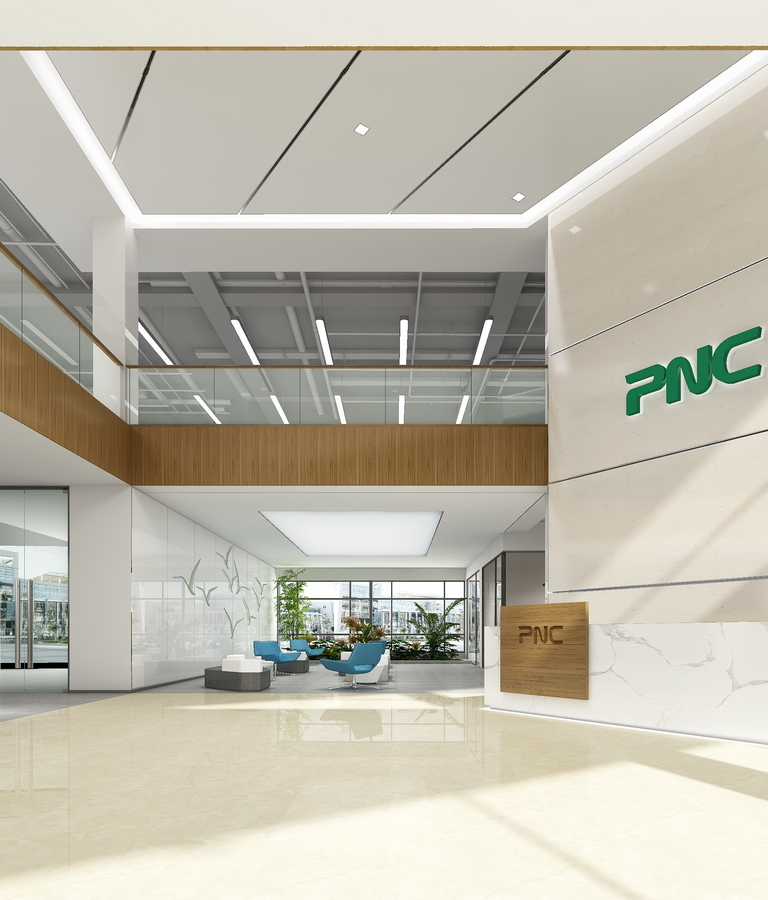 至純科(ke)技(ji)啓東園區(qu)辦(bàn)公(gōng)設(shè)計(ji)裝(zhuang)修 前(qian)廳-pc