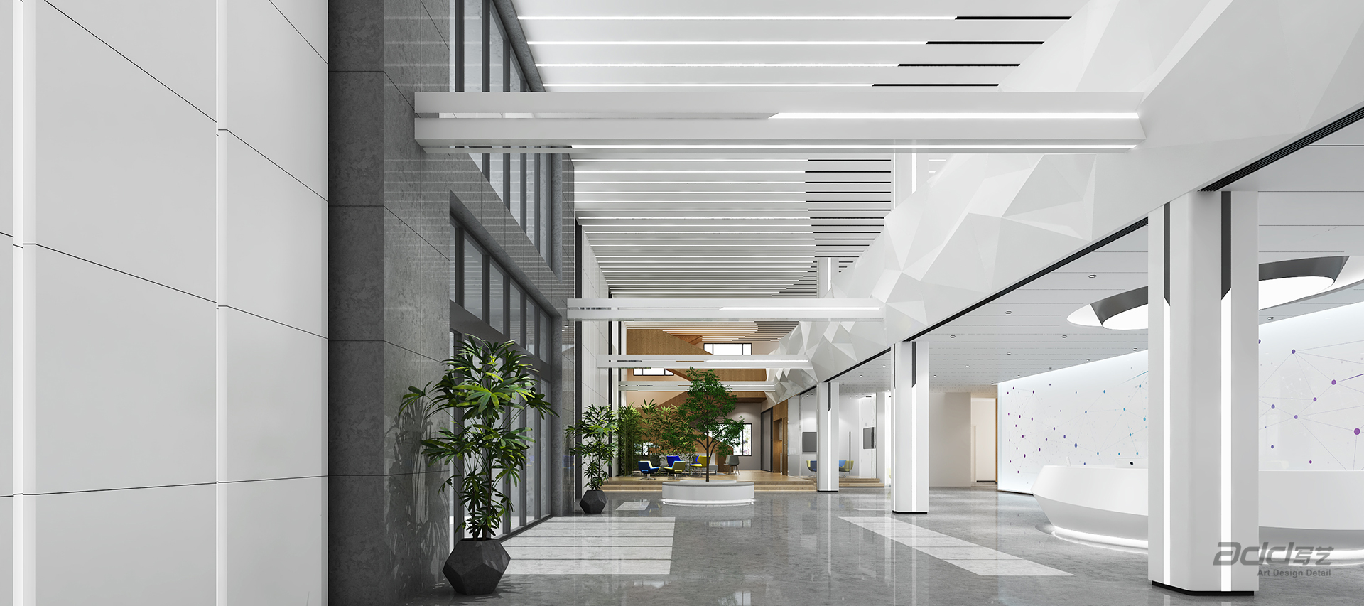 明源雲辦(bàn)公(gōng)樓設(shè)計(ji)裝(zhuang)修 大(da)堂另角度 -pc