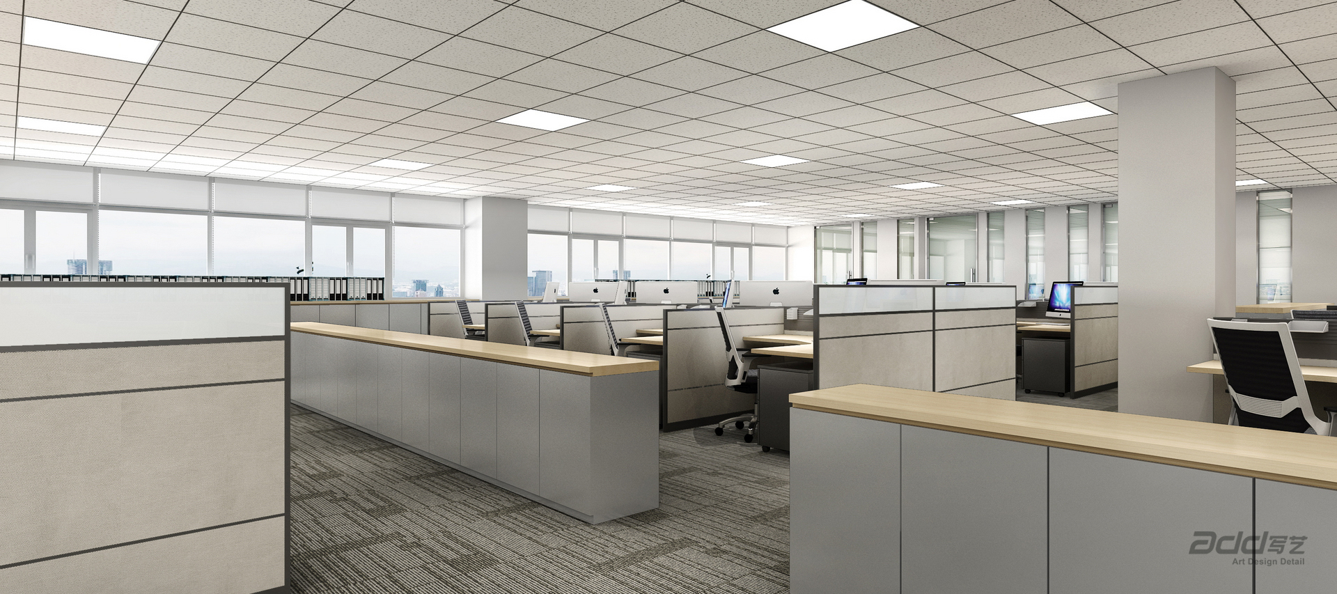 百(bai)特醫(yī)療辦(bàn)公(gōng)空間設(shè)計(ji)-辦(bàn)公(gōng)區(qu)-pc